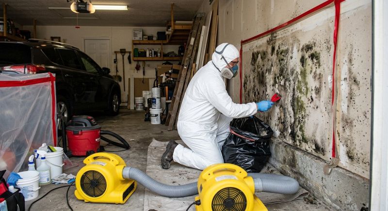 Garage Mold Remediation in Frisco, TX