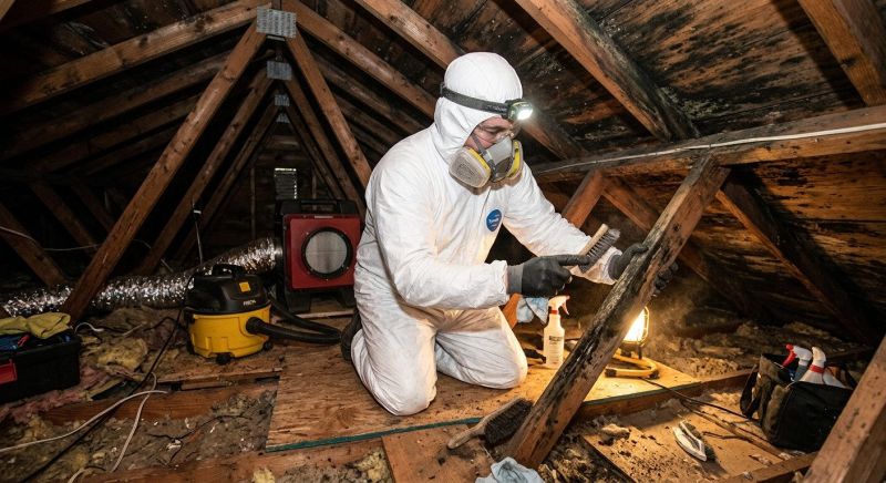 Attic Mold Remediation in Bergen County, NJ