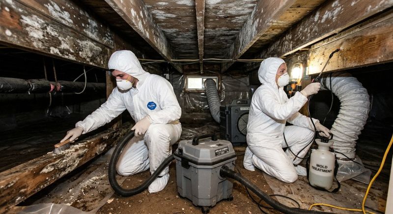 Attic Mold Remediation in Bergen County, NJ