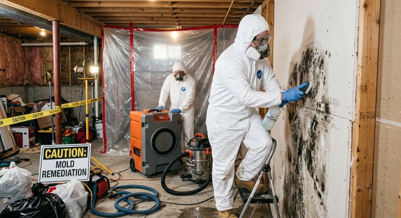 Black Mold Remediation in Frisco, TX