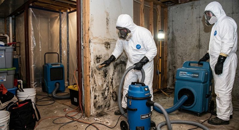 White Mold Mitigation in Fort Worth, TX